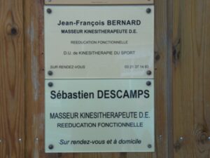 BERNARD Jean-François, masseur kinésithérapeute