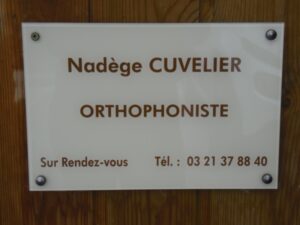 CUVELIER Nadège, orthophoniste