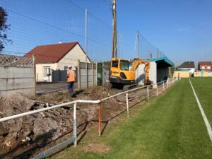 Travaux au stade Francis TOP