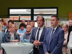 Remise du Label Bio au restaurant scolaire