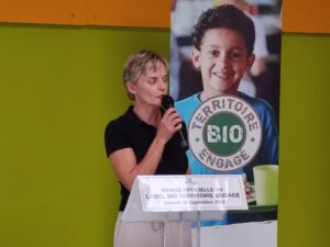 Remise du Label Bio au restaurant scolaire