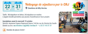 NETTOYAGE DE SEPULTURES