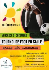 Tournoi de FOOT EN SALLE