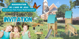 Inauguration de l’aire de jeux du jardin des petits princes