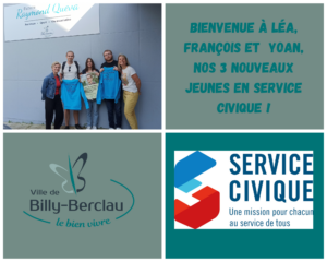 3 nouveaux jeunes en service civique