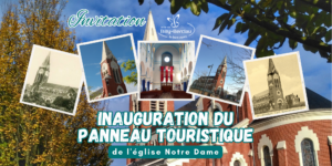 Inauguration du panneau touristique