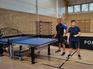 Inauguration du parquet de la salle des sports