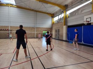 Inauguration du parquet de la salle des sports