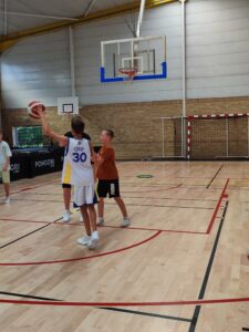 Inauguration du parquet de la salle des sports