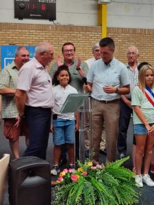 Inauguration du parquet de la salle des sports