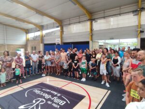 Inauguration du parquet de la salle des sports