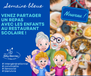 Partager un repas avec les enfants au restaurant scolaire !