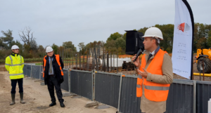 Pose de la première pierre de l’usine du groupe SICAD