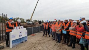 Pose de la première pierre de l’usine du groupe SICAD