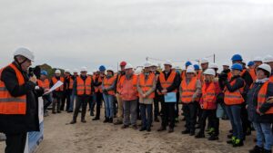 Pose de la première pierre de l’usine du groupe SICAD