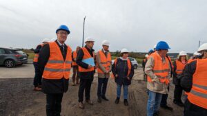 Pose de la première pierre de l’usine du groupe SICAD