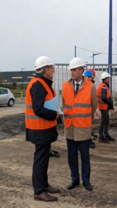 Pose de la première pierre de l’usine du groupe SICAD