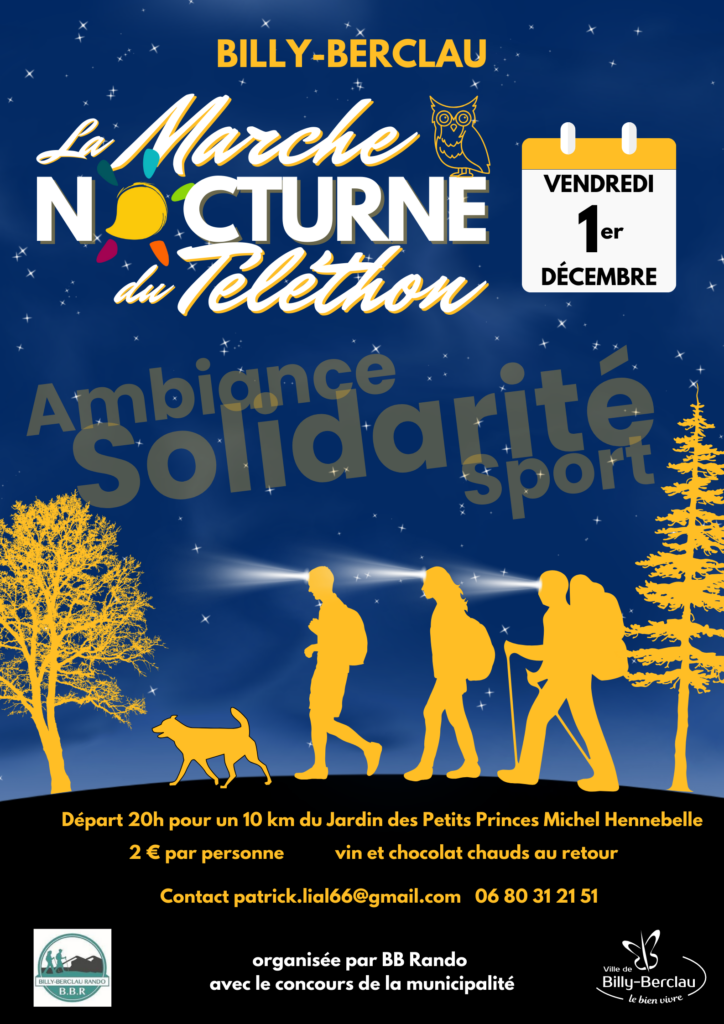 La marche nocturne du Téléthon