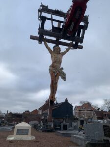 Travaux au cimetière de Billy