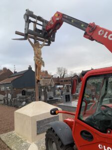 Travaux au cimetière de Billy