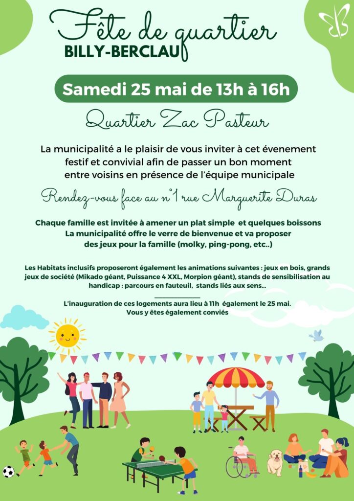 Fête du quartier ZAC Pasteur