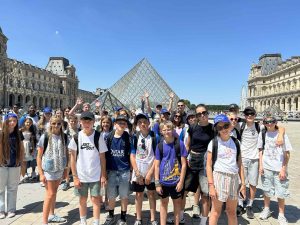 Les jeunes allemands visitent Paris