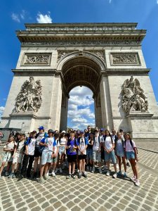 Les jeunes allemands visitent Paris