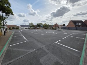 De nouveaux aménagements sur le parking de l’école maternelle
