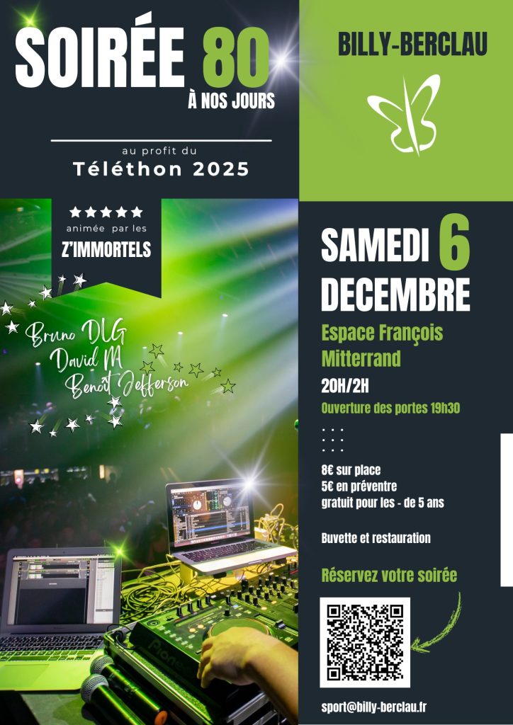 Soirée 80 à nos jours