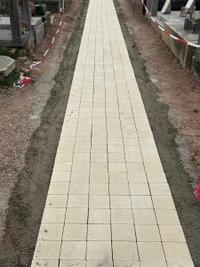 Travaux au cimetière de Berclau
