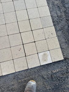 Travaux au cimetière de Berclau