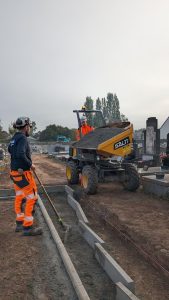 Travaux au cimetière de Berclau