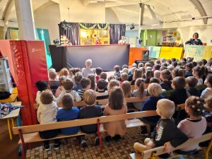 Distribution de colis de Noël