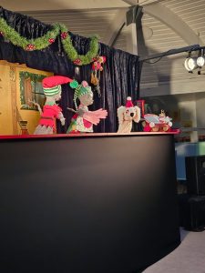 Distribution de colis de Noël