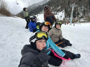 Les jeunes du CAJ au ski