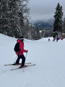 Les jeunes du CAJ au ski
