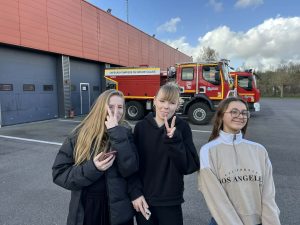 Visite de la caserne des pompiers