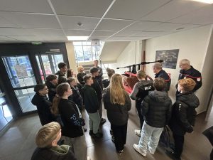 Visite de la caserne des pompiers