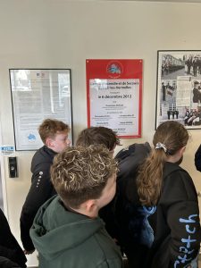 Visite de la caserne des pompiers