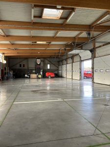 Visite de la caserne des pompiers