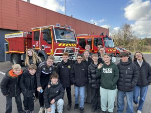 Visite de la caserne des pompiers