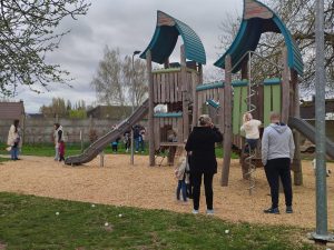 La chasse aux œufs de Pâques