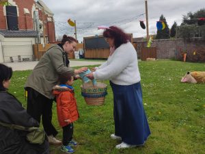 La chasse aux œufs de Pâques