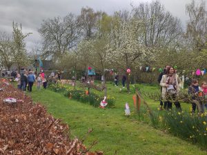 La chasse aux œufs de Pâques