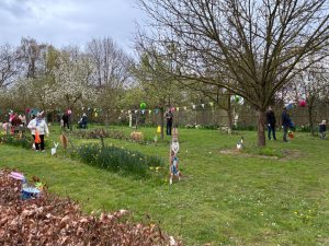 La chasse aux œufs de Pâques