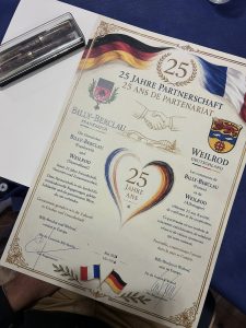 Les 25 ans du comité de jumelage franco-allemand