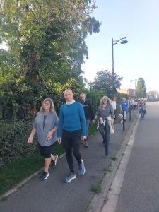 Une marche bleue réussie !