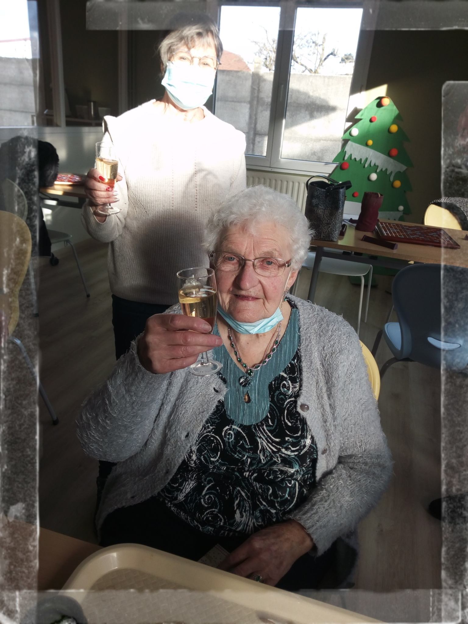 La doyenne de l’atelier scrabble fête ses 94 ans